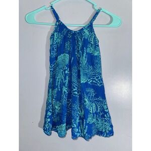 Pineapples‎ Brand Hawaiian sundress ocean theme size 3-4 years